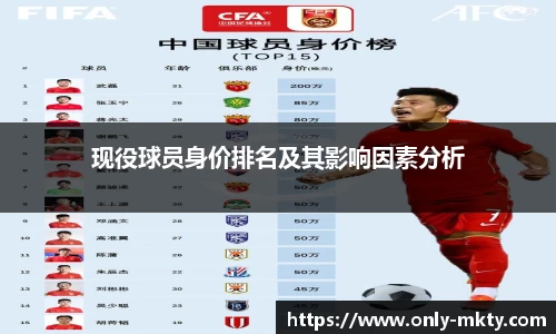 现役球员身价排名及其影响因素分析
